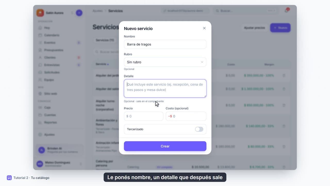 Tutorial 2: Tu catálogo